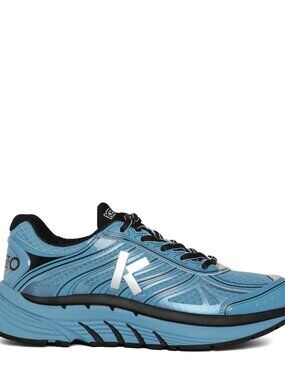 $470-Kenzo Men's Pace Mesh Running Sneakers FD65SN070F67 Duck Blue - RARE